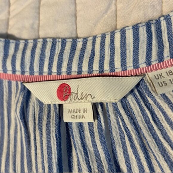 Boden Embroidered Peasant Blouse - Picture 6 of 6